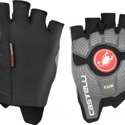 Castelli Rosso Corsa Espresso Gloves - Black for Short Finger -Gloves Sales Shop 4519026 010 S