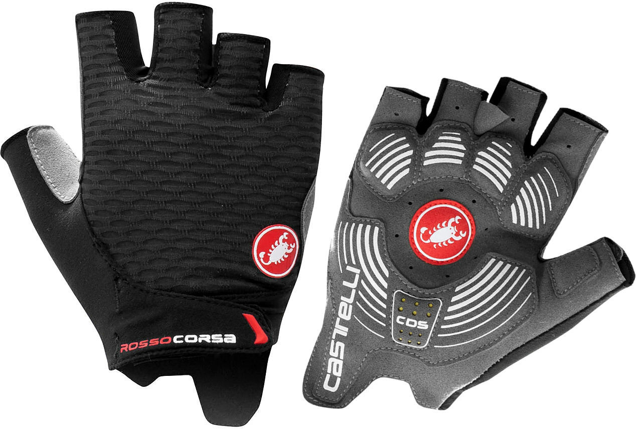 Castelli Rosso Corsa 2 Women's Gloves - Black for Short Finger 3 Castelli Rosso Corsa 2 Women's Gloves - Black for Short Finger - Image 3