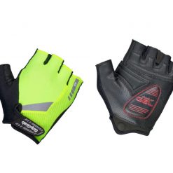 GripGrab Progel Hi-Vis Padded Short Finger Gloves for Short Finger