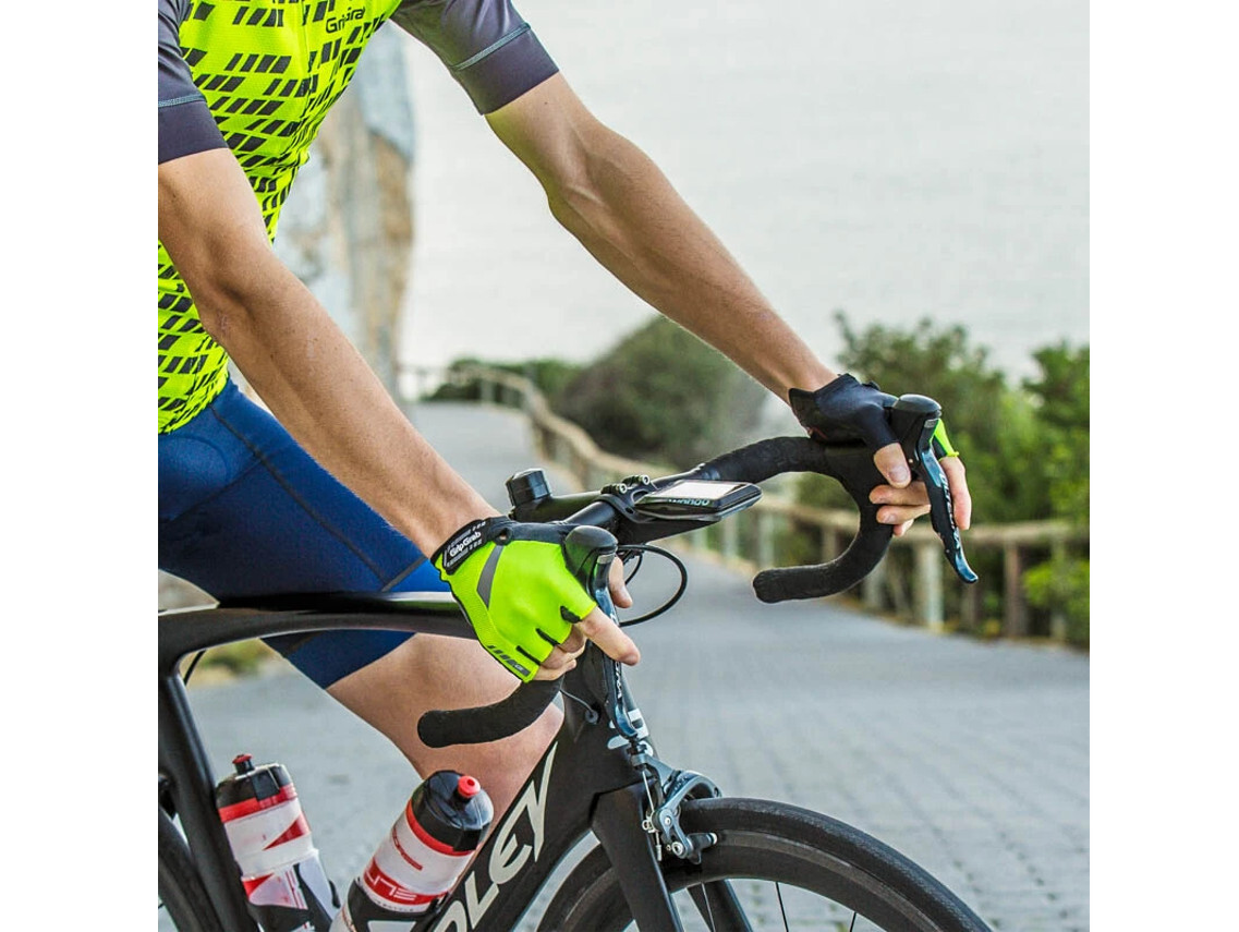 GripGrab Progel Hi-Vis Padded Short Finger Gloves for Short Finger 5 GripGrab Progel Hi-Vis Padded Short Finger Gloves for Short Finger - Image 5