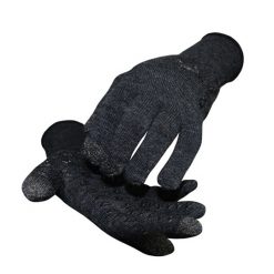 Defeet DuraGlove Electronic Touch Wool Glove - Charcoal for Long Finger