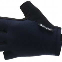 Santini Brisk Gloves - Blue Nautica for Short Finger