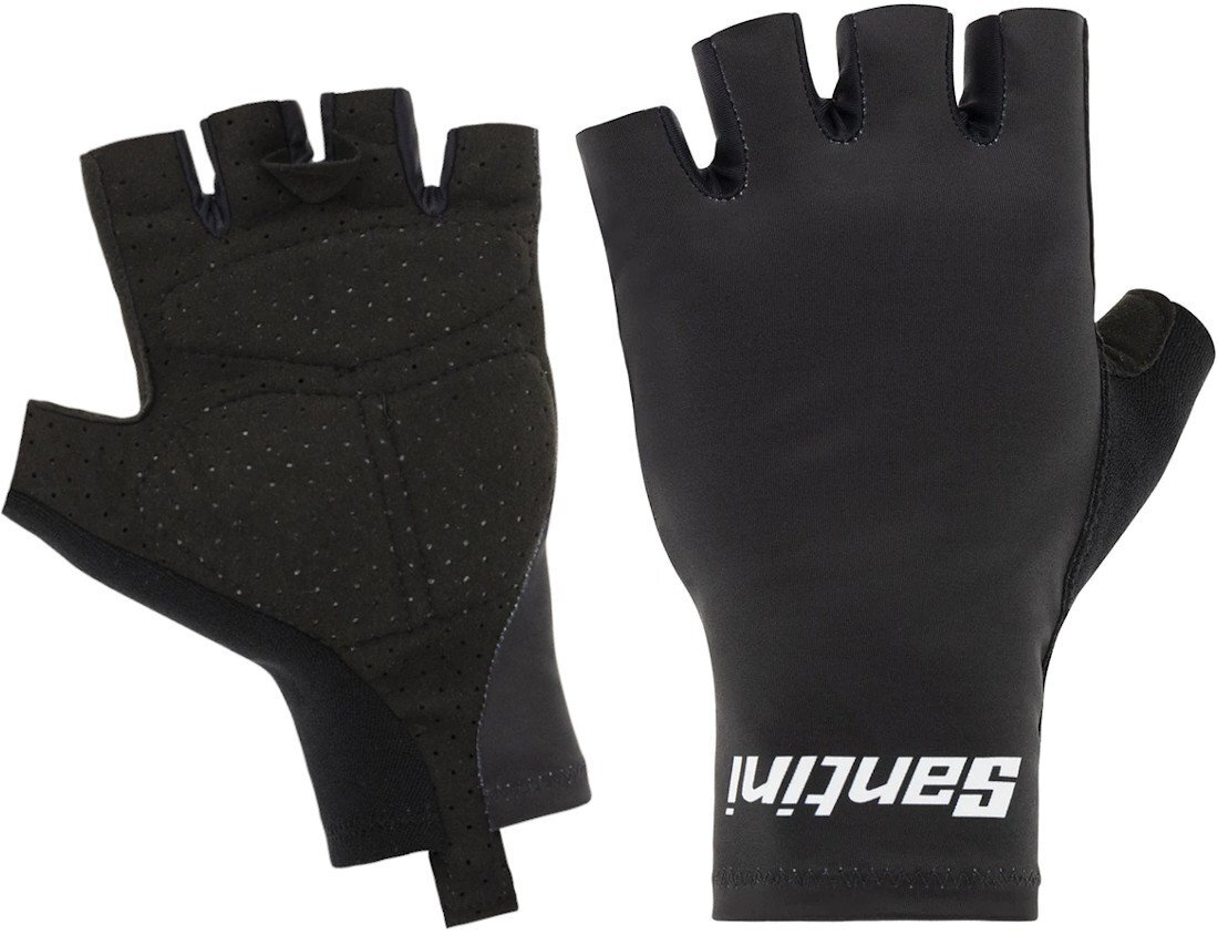 Santini Redux Istinto Gloves - Black/White for Short Finger 2 Santini Redux Istinto Gloves - Black/White for Short Finger - Image 2